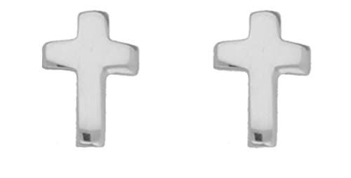 Accento Sterling Silver Cross Earring Stud