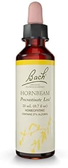 Bach Original Flower Remedies Supplement, Hornbeam, 20 ml, 0.7 Fluid Ounce