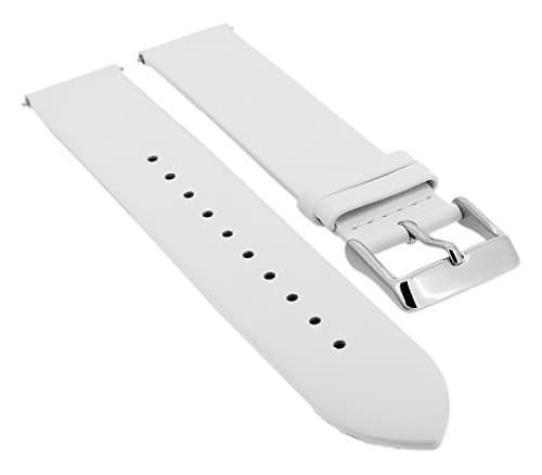Timex Weekender Fairfield 20 mm Leather Replacement Strap in White TW2R2 6100