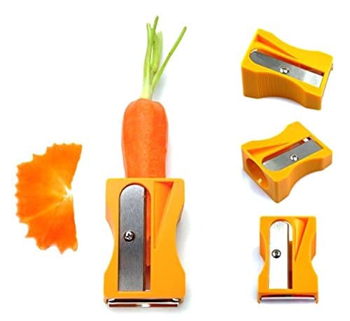 MaltonYO17 Carrot Cucumber Sharpener Vegetable Fruit Peeler Kitchen Gadget Tool Curl Slicer