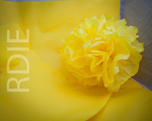 Lemon Yellow Tissue Paper 480 Sheets 18 GRS