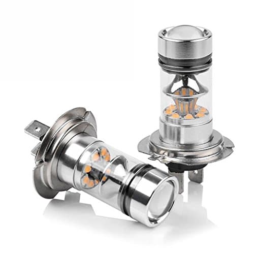 Car Auto LED Light,Ourmall 2X H7 100W LED Super bright Fog Tail Driving Car Head Light Lamp Bulb White