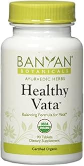 Banyan Botanicals Healthy Vata - Certified Organic, 90 Tablets - Balancing Formula for Vata by Banyan Botanicals