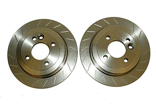 Mini Cooper 1.6 S Rear Brake Discs Performance Slotted 2001-2006