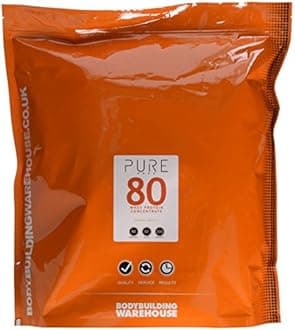 Pure Whey Concentrate 80 Protein Powder - Excellent Amino Profile for Lean Muscle Building, Growth and Recovery. Grass-fed, Low & No Added Sugar - Caramel Biscuit, 2kg
