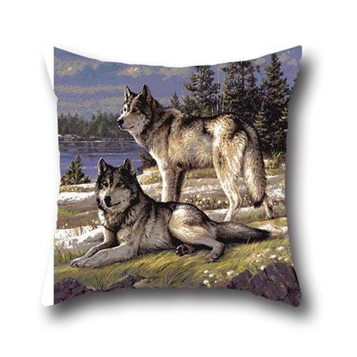 Chipper Ban Wolf Custom Throw Pillow Case Cushion Cover Cute Seat Cover 20*20