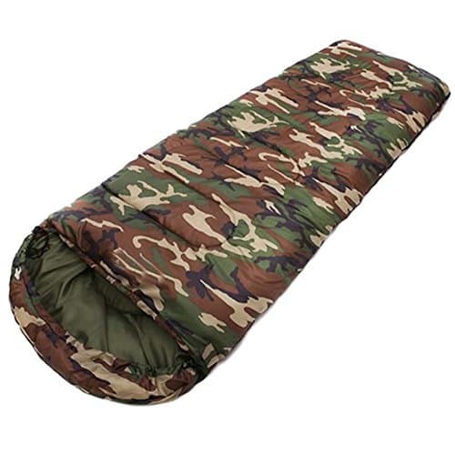 Envelope Sleeping Bag Waterproof Large Lightweight Warm Mummy Sleeping Bag with Compression Carrier 3/4 Season for Winter Camping Backpacking Travel Hiking