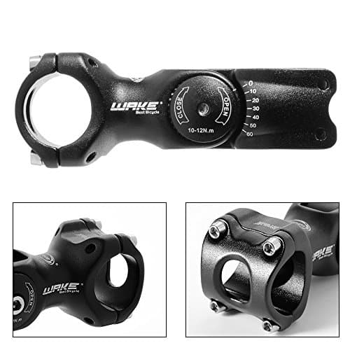 Outtek 0-60 Degree 110 mm Adjustable Bicycle Handlebar Extender MTB Bike Stem Raiser Head Up Riser (1inch/25.4mm)