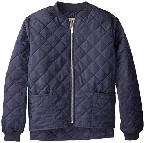 Work King Men's Quilted Freezer Jacket, Navy, Large