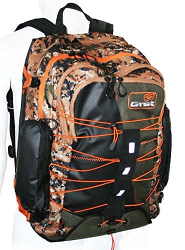 GYST BP1-15 Backpack, Camouflage/Orange