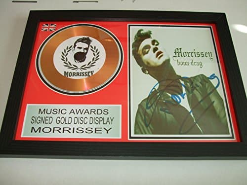morrissey signed gold disc