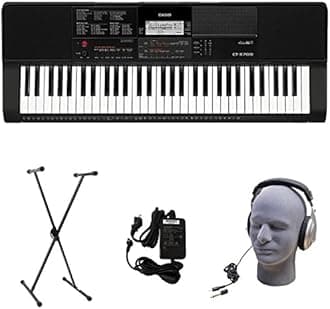 Casio CT-X700 PPK Premium Keyboard Pack with Power Supply, Stand, and Headphones