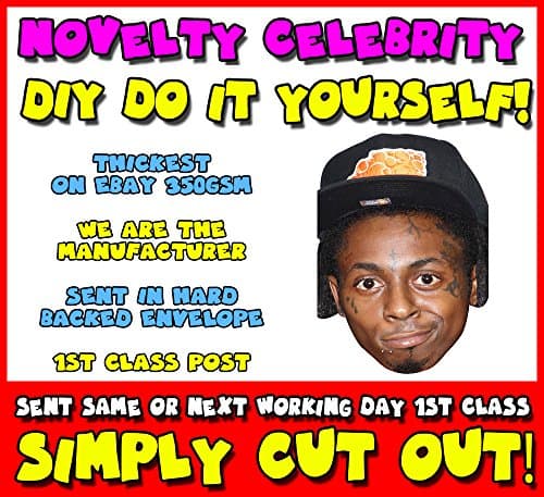DIY - Do It Yourself Face Mask - Lil Wayne Celebrity Face Mask