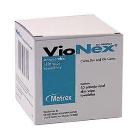 Vionex Antiseptic Towelette Box/50