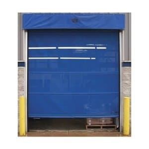 Goffs - BBMT10X12 - Curtain Mesh Door, Motorized Operation, Under Header Mounting, 10 ft. Width, 12 ft. Height