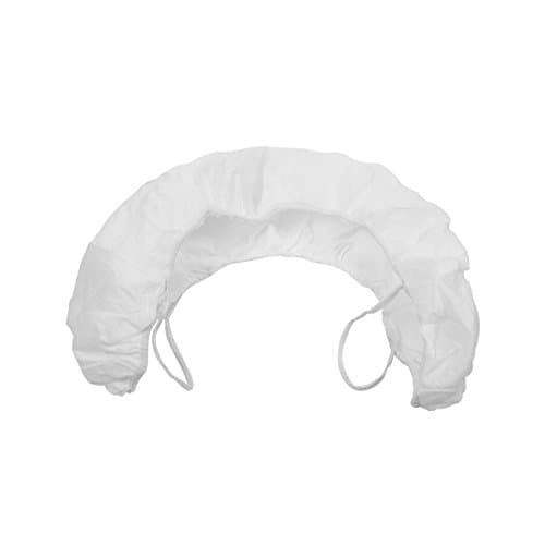 Disposable Sunless Spray Tan/Spa Treatment Shoulder Loop Bra, Single Use Ladies Undergarment, For Salon or Spa, Modesty and Coverage, Easy Over Shoulder Strap, White, L/XL, 10 Per Pack