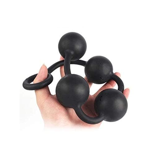 New! A-ñales Plug Bead Kit Silicone Comfortable Small Training Expander Black Insert Toy Stick,Black by MarsDeal