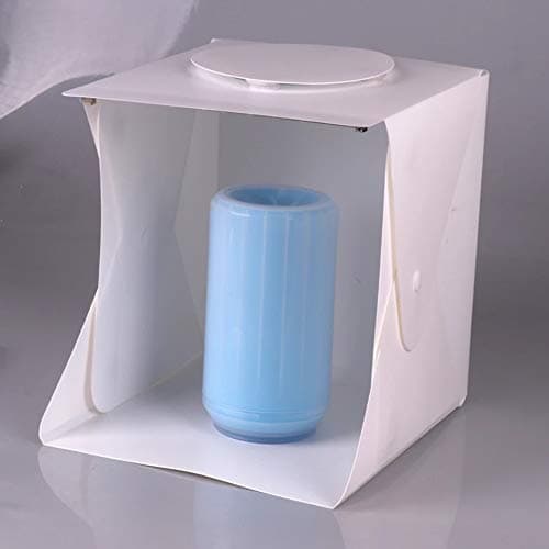 HUKIMOYO LED Panels Studio kit for Mini Foldable Camera Photography,LED Light Tent Kit Box of Portable Photo Studio for Jewellery and Small Items Portable Folding Photography.