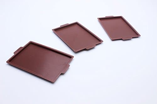 5 Pcs Plastic Tray Dollhouse Miniature Handmade