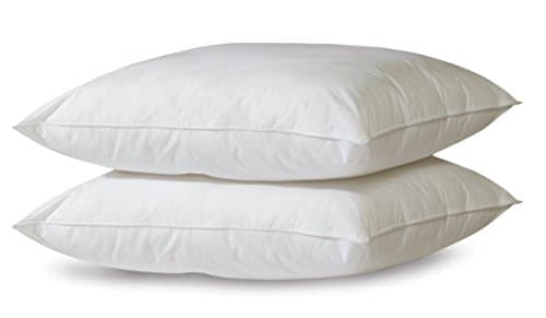 Philly Linens Super Plush Pillow Dust Mite Resistant Down Alternative Standard Size (2 Pack) White Solid Pillow 3D hollow 700 GMS Hypoallergenic, Siliconized Fiberfill