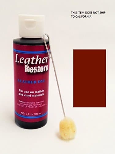 Leather Restore Dye with Applicator 4 Oz. (MAHOGANY)