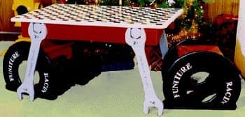 Wrench Table - Woodworking Plan with Full Scale Curves