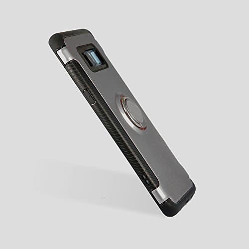 Galaxy S8 Plus Case,Decovans Case DS09 Galaxy S8 Plus Cases Slim Drop Protection Shockproof Cover Case with Ring 360 Degree Rotating Ring Grip Cases for Galaxy S8 Plus Case - Gray