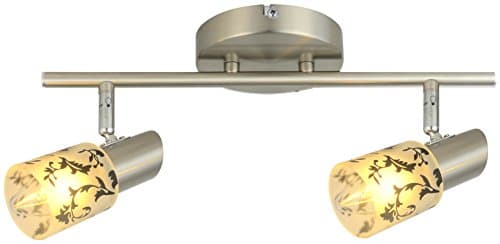 Modern Ceiling Spotlight with Chrome Glass Ceiling Track Lighting/spot Light, Wall Sconce Lighting fitxure (2 Light)