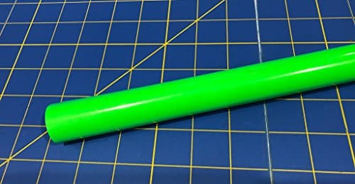 EasyWeed Neon Iron On Heat Transfer, 5' x 15" Roll, Iron On for Cricut, Silhouette and all Craft Cutters, Choose Color (Green)