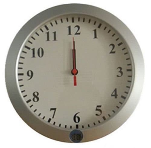 2015 WiFi Wall Clock Hidden Camera Nanny Cam P2P iPhone Android PC Mac Computer Monitoring Motion Detection Remote Internet Recording Baby Monitor IP DVR Spy Wireless Security