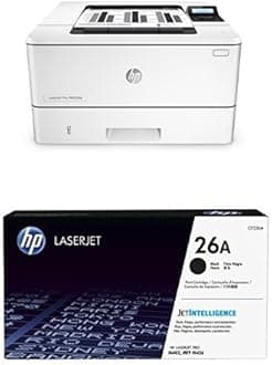 HP Laserjet Pro M402dw Wireless Monochrome Printer (C5F95A#BGJ) with Standard Yield Black Toner Cartridge