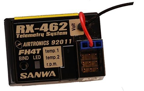 Airtronics RX-462 Telemetry 2.4G Surface Receiver w/Main batt meter by Airtronics