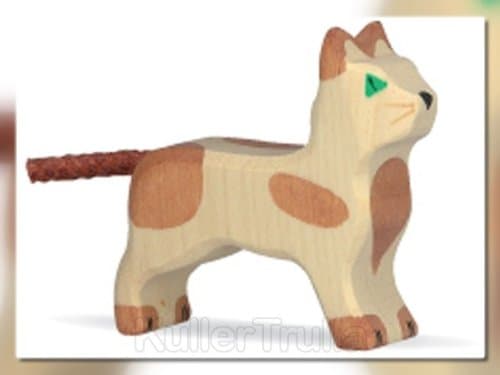 HolztigerKatze, klein, stehend