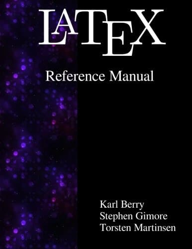 Latex Reference Manual