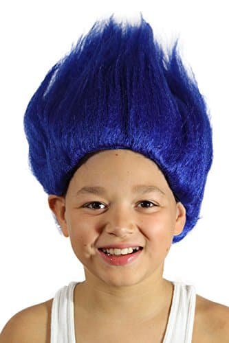 Big Troll Wig (Blue) One Size Fits All