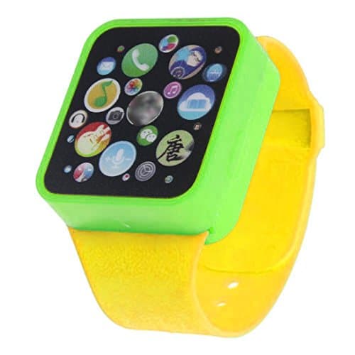 Child Kids Toy Intelligence Educational Developmental Smart Wrist Watch Learning Touching Screen Games (YELLOW)