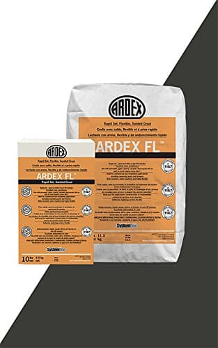 Ardex FL Black Licorice Rapid Set, Flexible, Sanded Grout 10 lb Bag