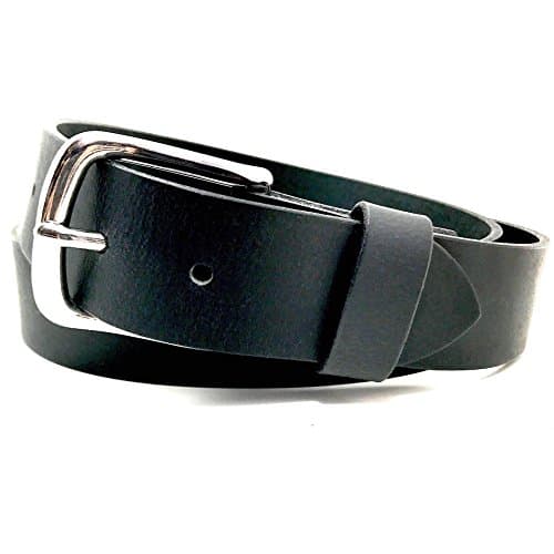 Black 1.5 (34) Handmade Custom Leather Belt
