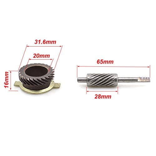 Motorcycle Speedometer Odometer Drive Gear Sensor Component for Honda for Suzuki for Yamaha Dirt Bike Go Cart for Off-road ATV (GY6-125)
