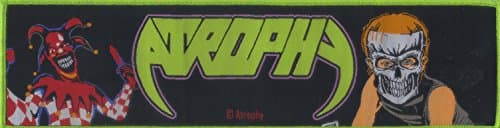 ATROPHY-SOCIALIZED HATE/VIOLENT BY NATURE-SUPER STRIP WOVEN PATCH