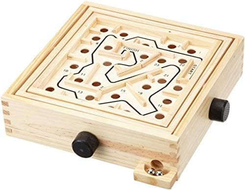 Philos 3197 Puzzle Games Labyrinth, Small, Light Brown