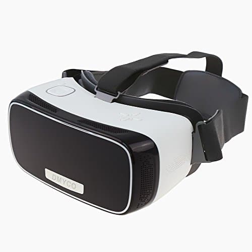 All In One V2 3D VR Headset Goggles VR Glasses Good Reality Feel Online Watch Video Support Super 3D Image Experience Stereoscopic Vision and Auditory Virtual Reality VR Glasses (No Phone Required)