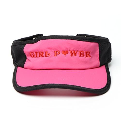 Pink Sun Hat Waterproof Cap Pink Running Visor Snapbacks Caps Golf Hat Girls (girl power pink)