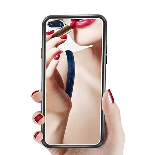 [Updated Version] Real Mirror Case Luxury Clear Back Mirror Shock-Absorption TPU Bumper Case Anti-Scratch Bright Reflection Protective Case Cover for Apple iPhone (6/6s)