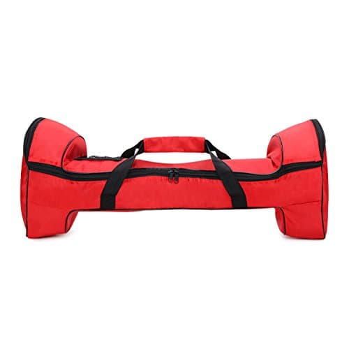 8" inch Portable Water-Resistant Two Wheels Hover Board Carrying Handbag Bag for Electric Self Balancing Scooter Drifting Board,Mesh Pocket Red