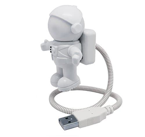 USB Astronaut Spaceman LED Mini Night Light - Flexible Lamp for PC Notebook Laptop Reading