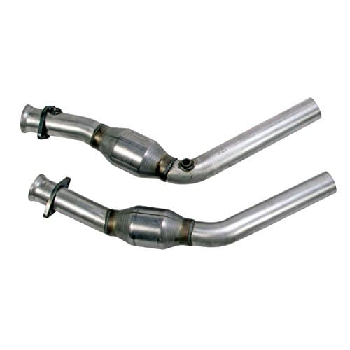 BBK Performance Parts 1814 High-Flow Full X-Pipe Assembly 2.5 in. w/2 High Flow Catalytic Converters Direct Fit High-Flow Full X-Pipe Assembly