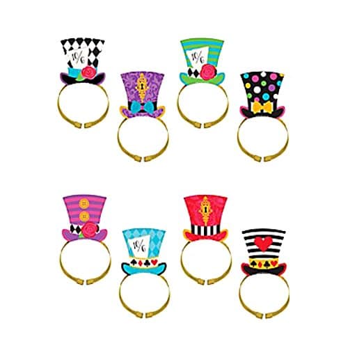 Mad Tea Party Paper Headbands (8ct)