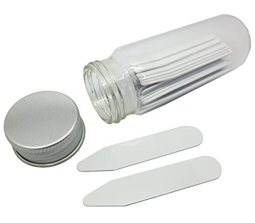 28 Pcs Plastic Collar Bones in Glass Bottles, Order the Size You Need