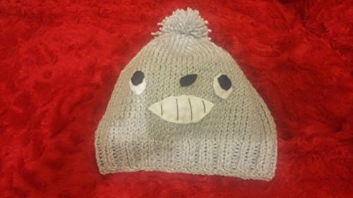 Anime inspired hand knitted hat